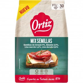 ORTIZ Pan tostado mix semillas 288 grs